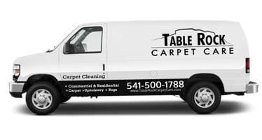 Table Rock Carpet cleaning Van